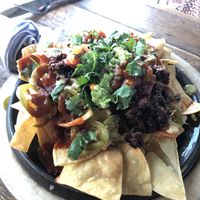 Vegan nachos with chorizo at Pablo y Pablo in Seattle