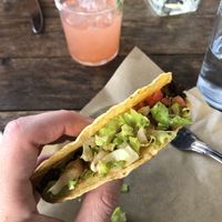 Vegan chorizo taco at Pablo y Pablo in Seattle