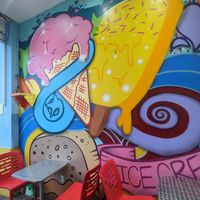 Wall art at Brendy's Ice Cream & Yogurt - 2nd Ave in Delray Beach
