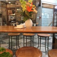 Outside dining area at Tart Bakery - St Kevins Arcade in Auckland