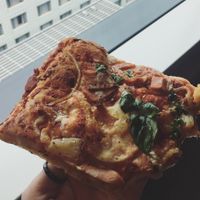 Hawaiian pizza slice, 10/10 at Tart Bakery - St Kevins Arcade in Auckland