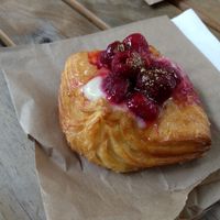 Raspberry Danish at Tart Bakery - St Kevins Arcade in Auckland