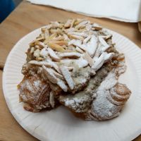 Almond crossiant at Tart Bakery - St Kevins Arcade in Auckland