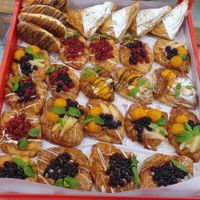 About to go in the cabinet ~ I could have eaten 1 of everything! at Tart Bakery - St Kevins Arcade in Auckland