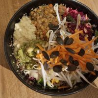 Vegan poke bowl at my indigo - Museumstraße in Innsbruck