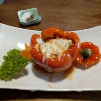 Baked pepper at ROM Vegetarian Restaurant in Da Nang