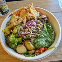 Vegan power bowl at Daily Pot in Bergen