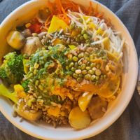 Vegan bowl at Daily Pot in Bergen