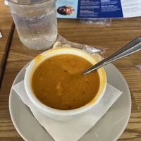 Sweet potato soup  at Side Street Cafe a.k.a. The Annex in Bar Harbor