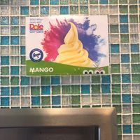 Todays dole whip was mango at Sweet Frog in Bangor