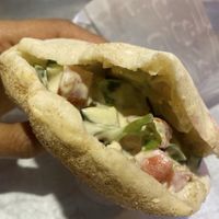 Falafel sandwich  at Zooba - Al Gabalayah in Cairo