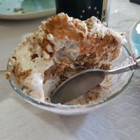 cinnamon and cookies ice cream  at Happy Veggies in Ponta Delgada