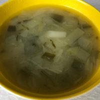 Soup of the day at Happy Veggies in Ponta Delgada