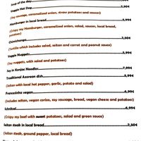 Menu 1 at Happy Veggies in Ponta Delgada