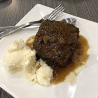 Sticky date pudding  at Watson's Eatery in Dunedin