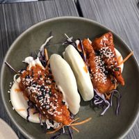 Spicy bao buns at Watson's Eatery in Dunedin