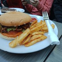 Philly chilly burger. at Watson's Eatery in Dunedin