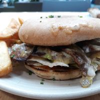 Watson's version of Philly cheesesteak sandwich. at Watson's Eatery in Dunedin