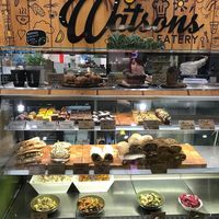 The cabinet at Watson's Eatery in Dunedin