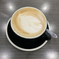Flat white with Otis milk at Watson's Eatery in Dunedin