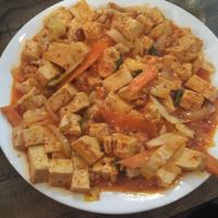 Tofu at Mudan Tearoom and Eatery in Tauranga