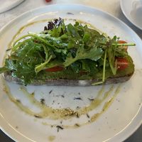 Avocado Sencha Toast  at Lavande Patisserie in Rockville