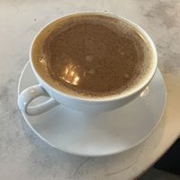 Dirty Chai Latte (almond and oat milk available )  at Lavande Patisserie in Rockville