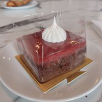 Strawberry chocolate at Lavande Patisserie in Rockville