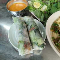 Spring rolls at Thien Phuoc in Nha Trang