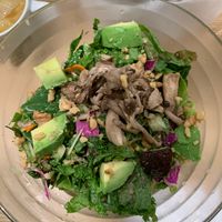 Lunch salad at Vegebal Kyushu in Fukuoka