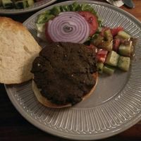 Vegan burger at Salvador's in Kunming