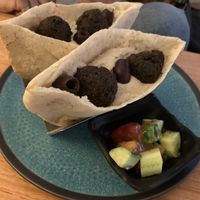 Falafel pita wrap  at Salvador's in Kunming