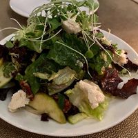 Apple salad at Oliver's in Santa Barbara