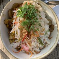 Thai bowl  at Oliver's in Santa Barbara
