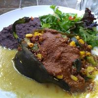 Chile relleno at Rio Chama in Santa Fe