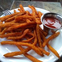 Sweet potato fries at Rio Chama in Santa Fe
