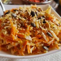 Exotic salad at Diwali Mahal in Belgrade