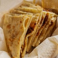 Garlic naan at Diwali Mahal in Belgrade