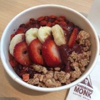 Açai bowl. at Handsome Monk Coffee House in Bucharest