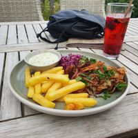 Pilzgyros (fantastisch!) at Weingut Trautwein - Restaurant & Hotel in Flonheim
