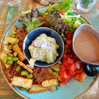 "Bali-Bowl" at Weingut Trautwein - Restaurant & Hotel in Flonheim