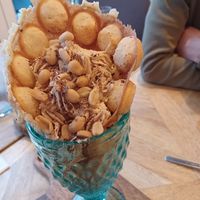 Snickers waffle at Weingut Trautwein - Restaurant & Hotel in Flonheim