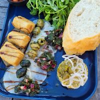 Assorted starters at Weingut Trautwein - Restaurant & Hotel in Flonheim
