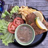 Schnitzel   at Weingut Trautwein - Restaurant & Hotel in Flonheim