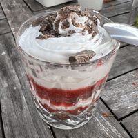 Erdbeer Tiramisu  at Weingut Trautwein - Restaurant & Hotel in Flonheim