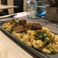 Käsespätzle at Weingut Trautwein - Restaurant & Hotel in Flonheim