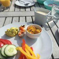 vegan egg salad, carrot salmon, tofu scramble,... at Weingut Trautwein - Restaurant & Hotel in Flonheim