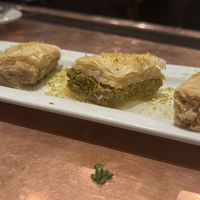 Baklava vegetarian cannot confirm if this was vegan   at Figs in Jackson