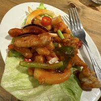 Crispy chilli jackfruit   at Oriental Aroma in Royal Wootton Bassett