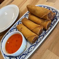 Egg rolls  at Thai Hachapi  in Tehachapi